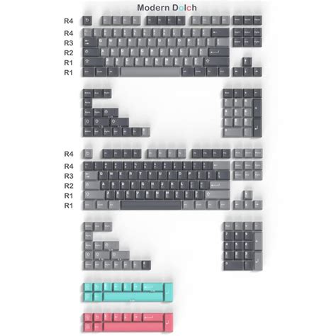 Mua Keys Modern Dolch Key Cap Set Double Shot Cherry Profile Custom