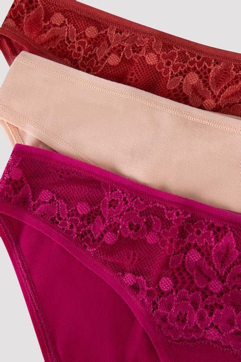 Multi Color Slip Hot Summer Lace Detailed Buc Chiloți PLB IFHU SKMIXS Penti Romania