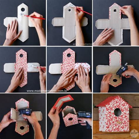 Wonderful Diy Carboard Bird House