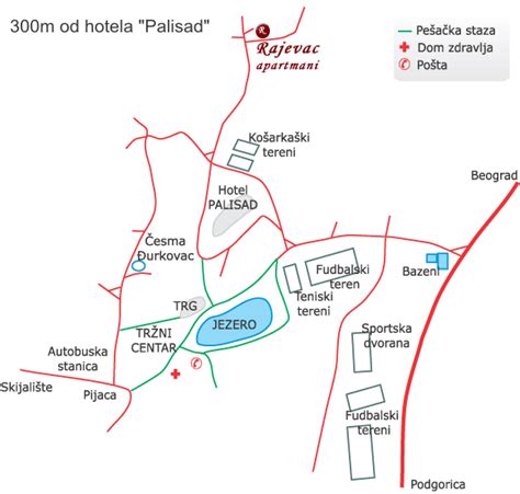 Apartmani porodice Rajevac-Zlatibor:Mapa