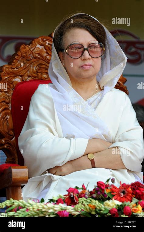 Dhaka, Bangladesh - June 09, 2010: Bangladeshi ex prime minister and ...