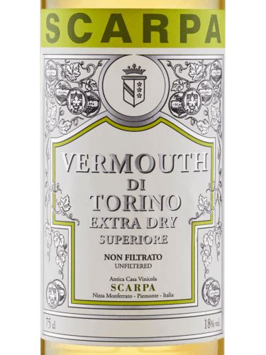 N V Scarpa Vermouth Di Torino Extra Dry Superiore Vivino US