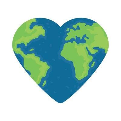 Heart Shaped Earth Vector Art, Icons, and Graphics for Free Download