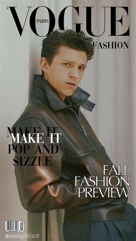 Tom Holland Portada De Revista Portadas De La Revista Vogue Fotos