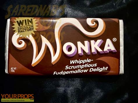 Charlie And The Chocolate Factory Chocolate Bar Original Movie Prop