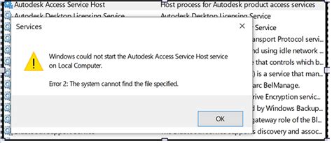 Error 2 The System Cannot Find The File Specified When Starting