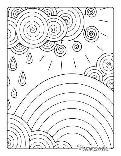 Rainbow Coloring Pages | Free Printable PDFs | Space coloring pages, Spring coloring pages ...