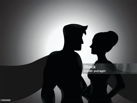 Siluet Pahlawan Pasangan Ilustrasi Stok Unduh Gambar Sekarang 30 39
