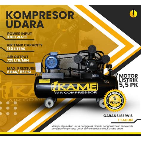 Jual Kompresor Udara Pk Listrik Phase Untuk Usaha Cuci Mobil