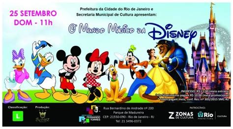 O Mundo M Gico Da Disney Espet Culo Infantil Em Rio De Janeiro Sympla