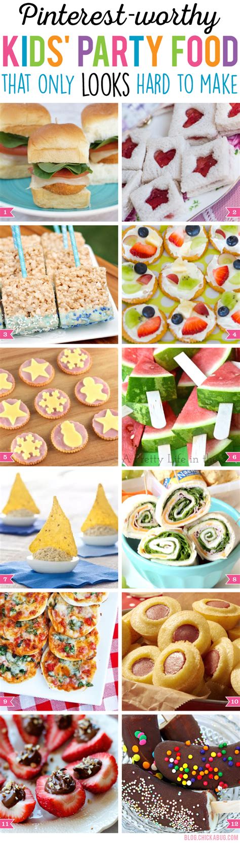 Pinterest-worthy kids' party food that only LOOKS hard to make - Chickabug