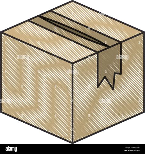 Box Carton Delivery Service Stock Vector Image And Art Alamy