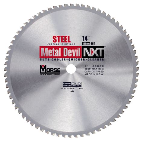 Morse Metal Devil Nxt Circular Saw Blade Steel From Mk