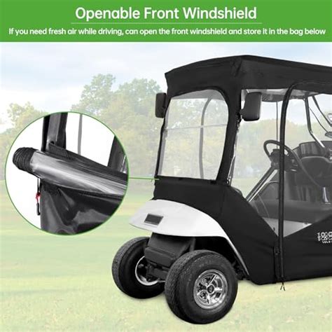 10l0l Golf Cart Enclosure 2 Passenger For Ezgo Txt And Rxv 600d Waterproof Golf