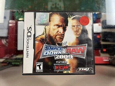 Wwe Smackdown Vs Raw Featuring Ecw Nintendo Ds Cib Complete