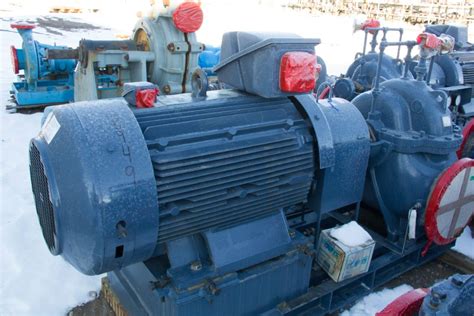 New 200 HP Horizontal Electric Motor Mitsubishi Package For Sale