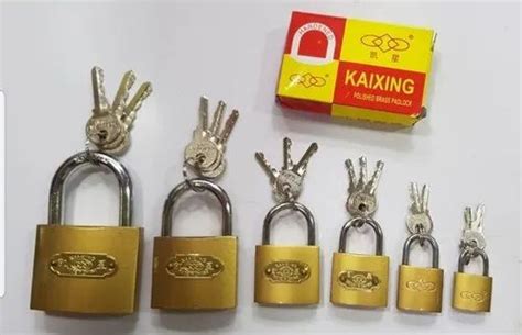 Kaixing China Polished Brass Padlock Bag Chain Locks At Piece In