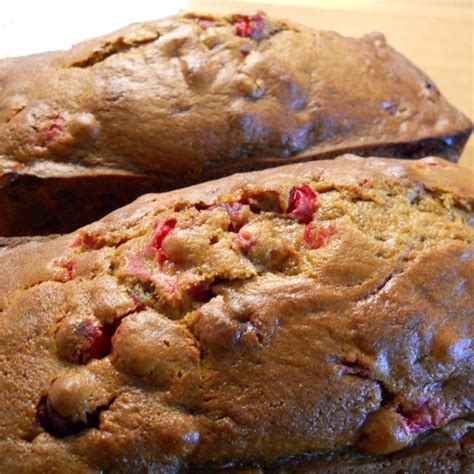 Moms Fresh Cranberry Pumpkin Bread Photos