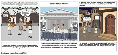 Julius Caesar Act Scene Storyboard Por Afccdc