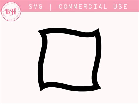 Carré cadre SVG bordure SVG carré SVG Svg cadre Photo Svg Etsy France