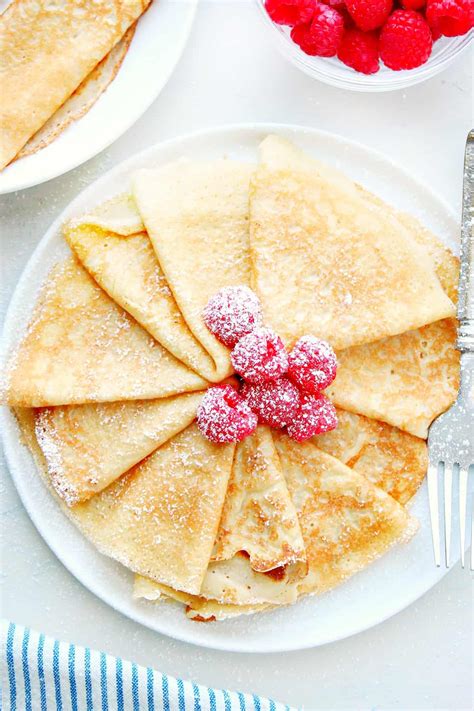 Easy Crepe Recipe - Crunchy Creamy Sweet