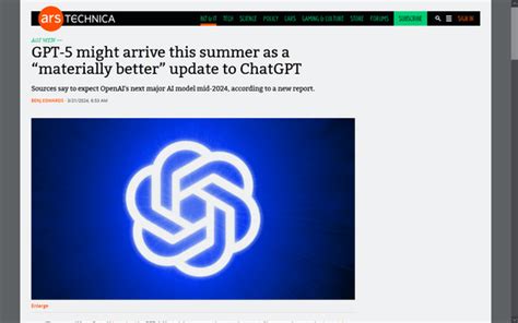 Openaiの次世代大規模言語モデル「gpt 5」が2024年夏に公開されるとの報道 Gigazine
