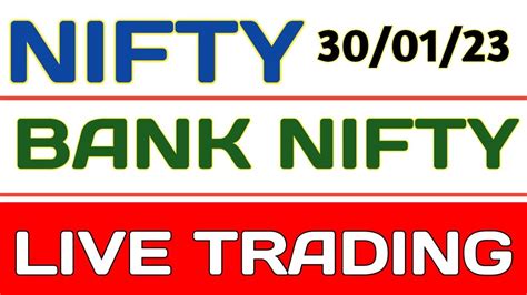 Live Trading Nifty And Bank Nifty 300123 Option Trading Live Nifty