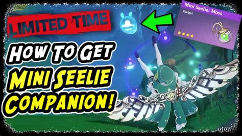 How To Get Mini Seelie Companion Gadget In Genshin Impact Limited Time