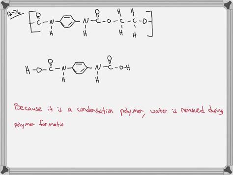 SOLVED Consider The Condensation Polymer With The Structure Shown Here