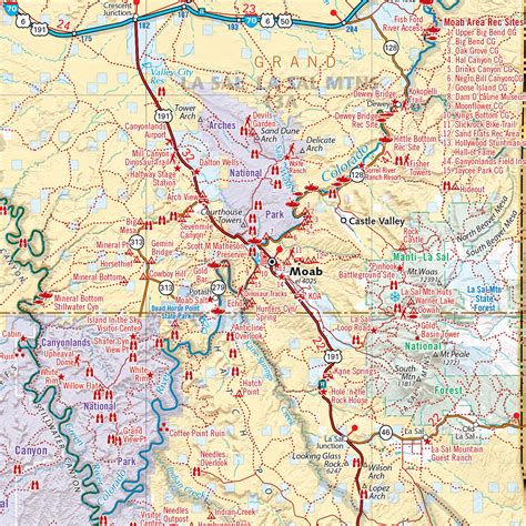 Utah Recreation Map | Benchmark Maps