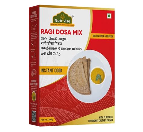 Buy Ragi Dosa Mix Groundnut Chutney Premix Online From Nutrivise At