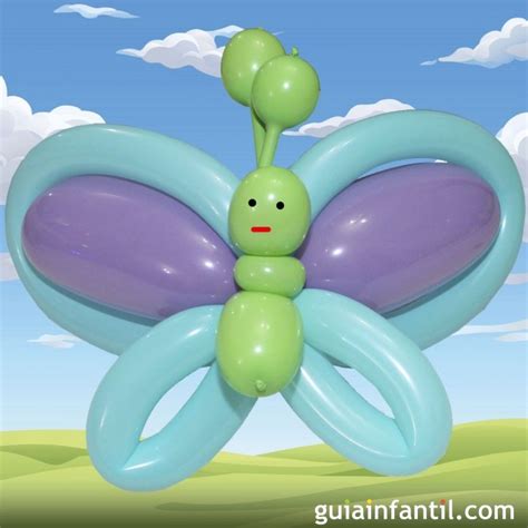 Cómo Hacer Una Mariposa Con Globos