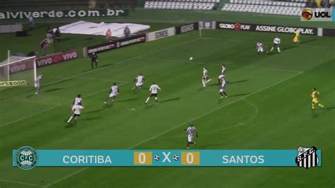 Coritiba E Santos Empatam Sem Gols Pelo Campeonato Brasileiro Tv Uol