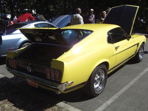 Bright Yellow 1969 Boss 302 Ford Mustang Fastback