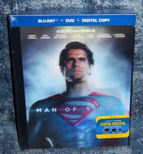 New Rare Oop Target Superman Man Of Steel Digibook Blu Ray Dvd Movie