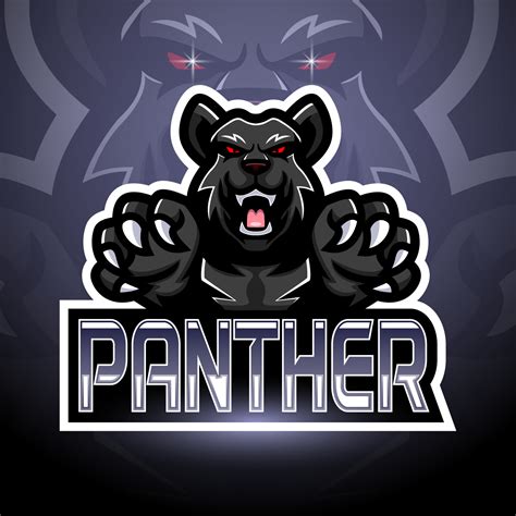 diseño de la mascota del logotipo de pantera esport 9922769 Vector en