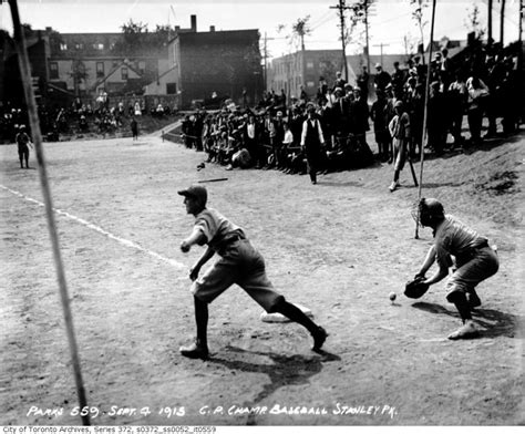 Vintage Baseball Photographs From Toronto