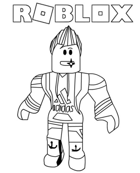 Dibujos De Roblox 1 Para Colorear Para Colorear Para Colorear Pintar E