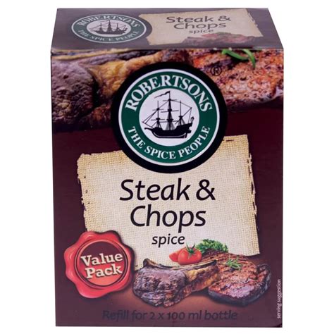 Amazon Robertsons Spice Steak And Chops Refill Box 160g