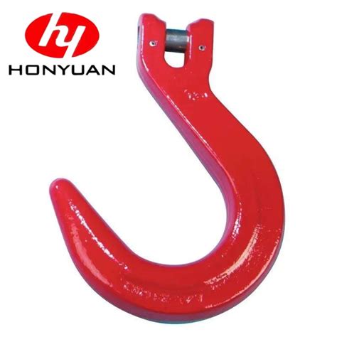 G80 Forged Steel Powder Painted Clevis Large Opening Hook Clevis