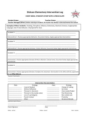 Fillable Online STUDENT SUPPORTS AND INTERVENTIONS Fax Email Print