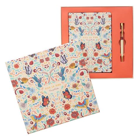 Coffret Cadeau Erik Frida Kahlo Carnet De Notes Stylo