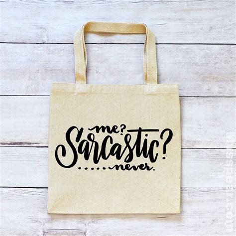 Funny Canvas Tote Bag Funny Quotes Gift For Her Market Bag Etsy