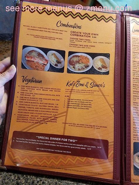 Online Menu Of Tres Hermanos Restaurant Cleveland Tennessee 37312 Zmenu