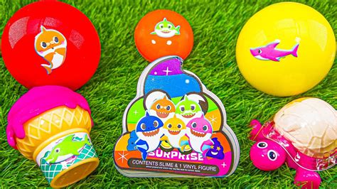 Looking Pinkfong Cocomelon Hogi And Satisfying All Clay Mix With