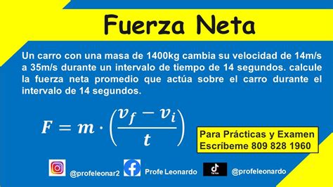 Ejercicio De Examen Fisica Basica Fuerza Neta Youtube