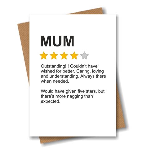 Funny Birthday Card For Mum Product Star Rating Review Etsy UK