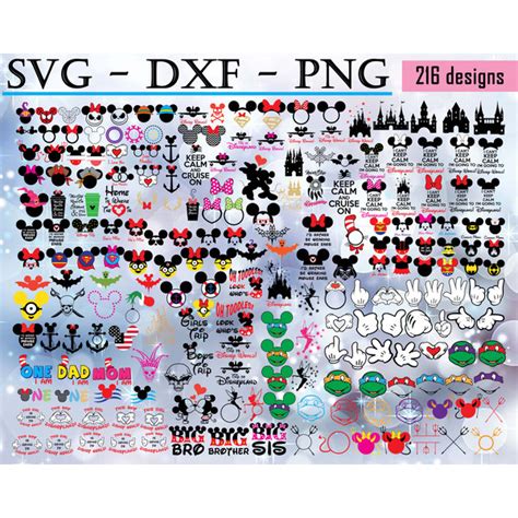 Mickey Mouse Svg Mickey Mouse Bundle Svg Png Dxf Pdf Jp Inspire