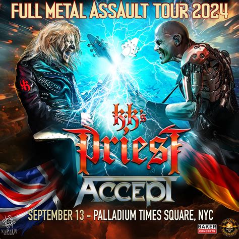 KKs Priest Full Metal Assault Tour 2024 W Accept Baker Concerts