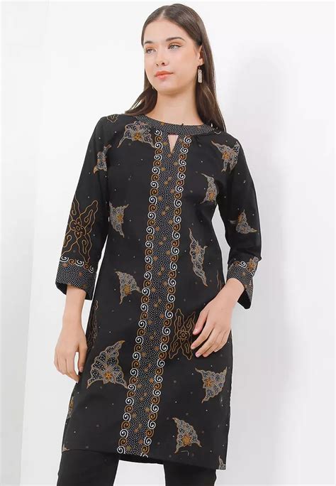 Jual Arjuna Weda Tunik Batik Mega Mendung Keongan Original